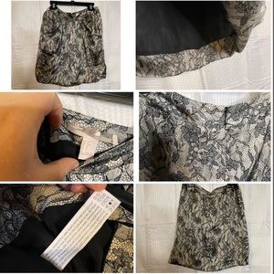 Silk Mini Skirt Small